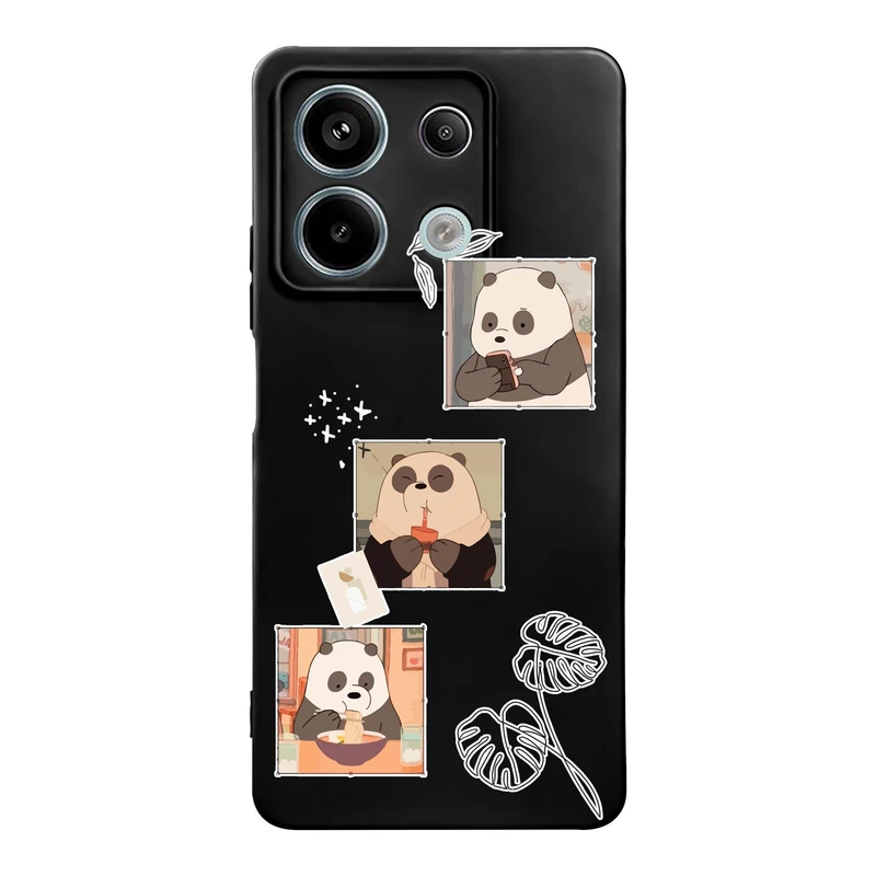 کاور قاب گوشی طرح قاب عکس پاندا خرسی کد k773 مناسب برای گوشی موبایل شیائومی Redmi Note 13 Pro 5G