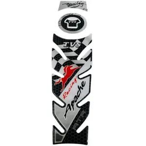 پد برچسب ژله ای باک موتور سیکلت وارون مدل BLK-WH مناسب برای آپاچی