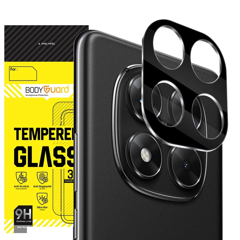 محافظ لنز دوربین بادیگارد مدل BLK مناسب برای گوشی موبایل شیائومی Redmi Note 14 Pro 4G