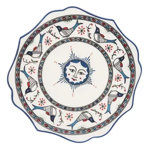 دیس طرح پرنده رنگی کد 05