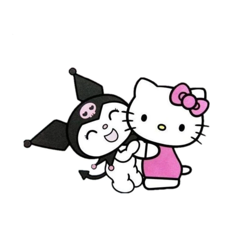 استیکر پارچه و لباس پاد آفرین مدل کارتونی کورومی Kuromi کیتی جذاب کد 981