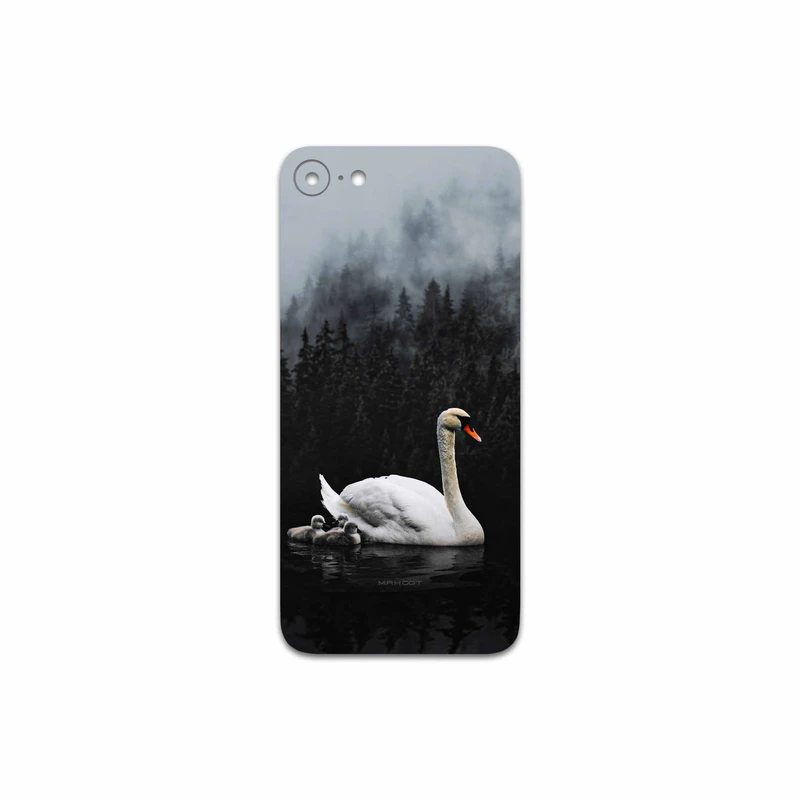 برچسب پوششی ماهوت مدل Swan Lake مناسب برای گوشی موبایل اپل iPhone 8