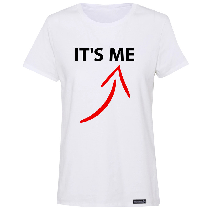 تی شرت آستین کوتاه زنانه 27 مدل Its Me کد MH977