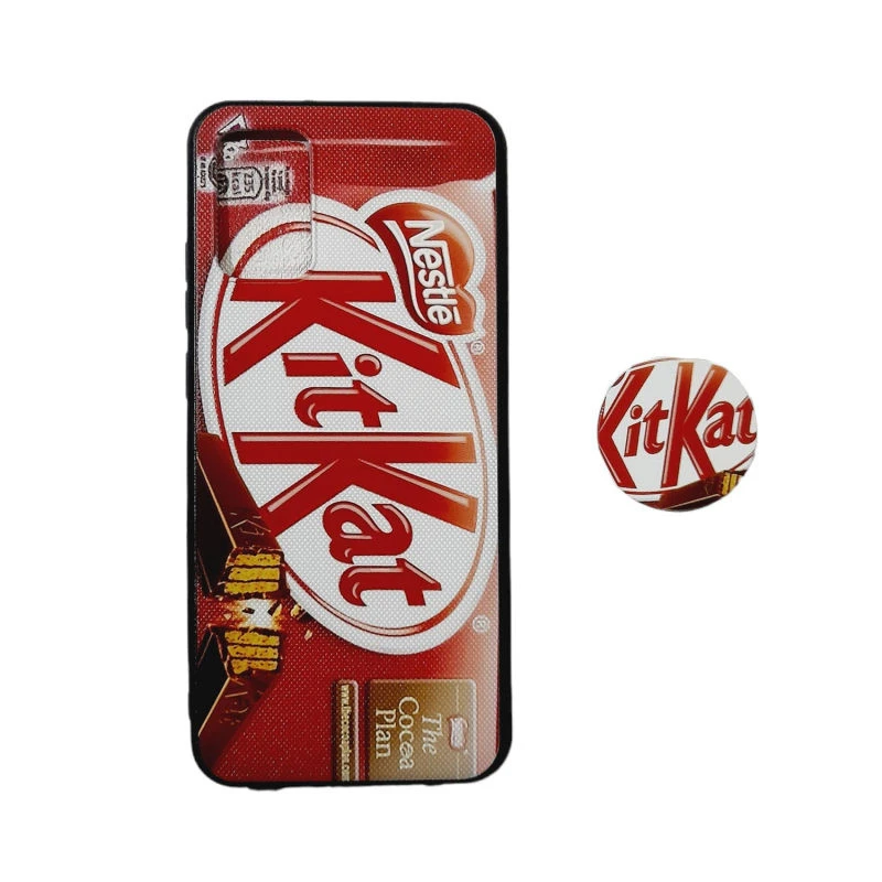 کاور طرح آبرنگی مدل a03s مناسب برای گوشی موبایل سامسونگ Galaxy A03S / A02S / M02S به همراه پاپ سوکت