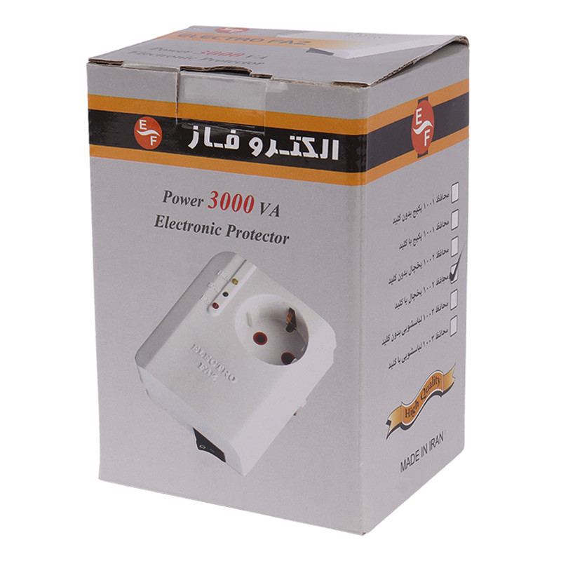 محافظ ولتاژ یخچال فریزر الکتروفاز مدل 1002