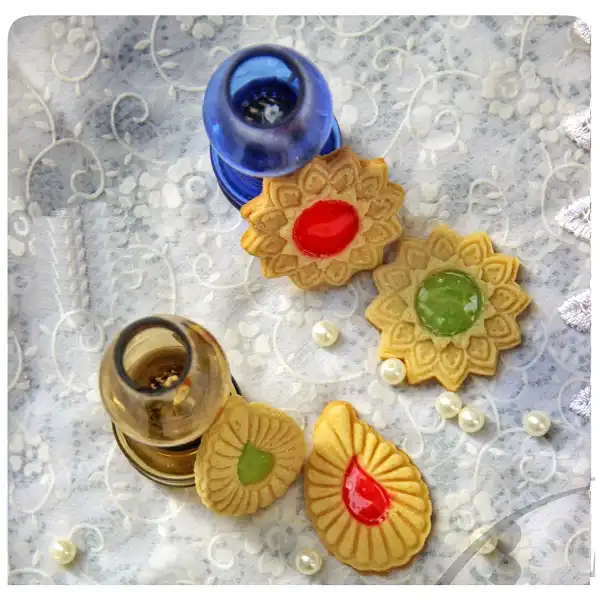 قالب شیرینی بهگز مدل بته جقه مجموعه 2 عددی