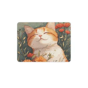 ماوس پد ترمه طراحان ایده مدل گربه در گل کد strm1081