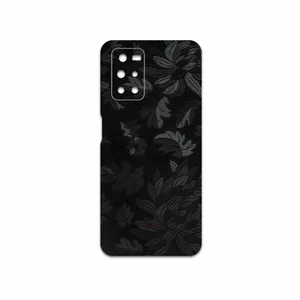 MAHOOT Black-Wildflower Cover Sticker for Xiaomi Redmi Note 11 4G
