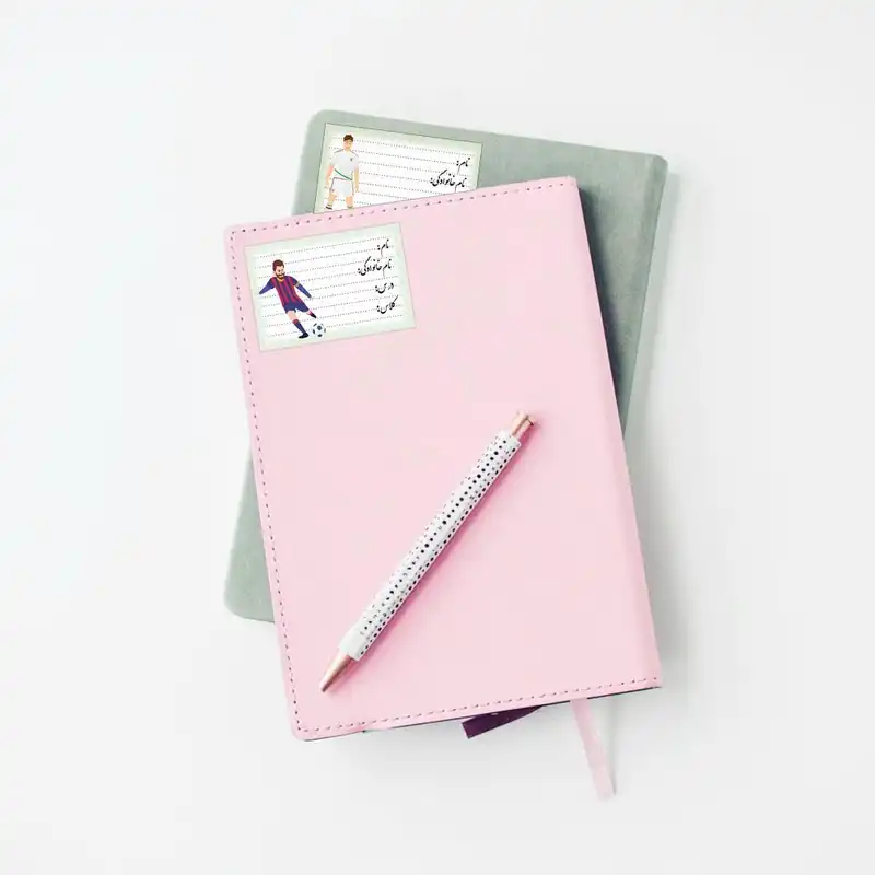 برچسب مدل نام طرح فوتبال مجموعه 16 عددی