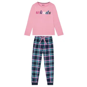 ست تی شرت آستین بلند و شلوار دخترانه پیپرتس مدل 286