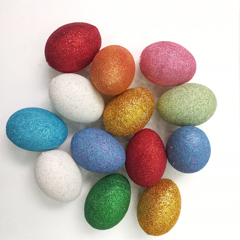 تخم مرغ تزیینی مدل اکلیلی گلسین کد 312 بسته 9 عددی