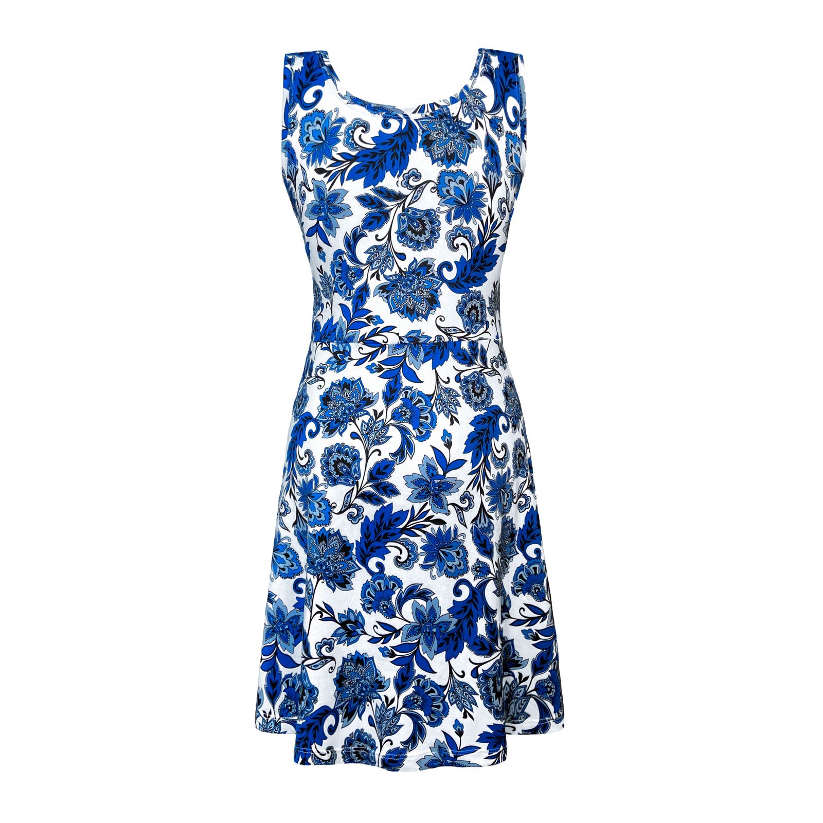 پیراهن زنانه افراتین مدل برگ و گل کد 9592 - - 2