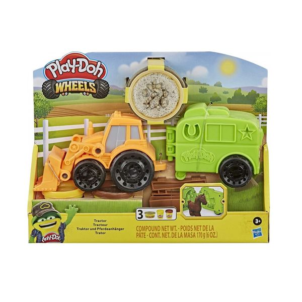 خمیر بازی هاسبرو مدل Play-Doh Tractor کد F1012 
