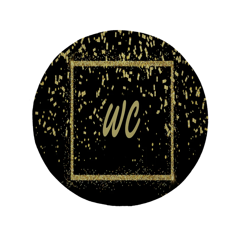  پادری مدل دایره طرح سرویس بهداشتی کد 8361 سایز 90 × 90 سانتی متر