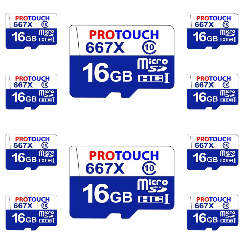کارت حافظه microSDHC پروتاچ مدل Bulk کلاس 10 استاندارد UHS-1 U1 ظرفیت 16 گیگابایت بسته 10 عددی