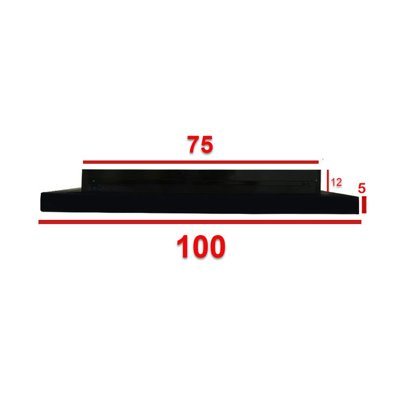 شومینه دیواری برقی شومینه بیستون مدل H.D_100_L2.bs