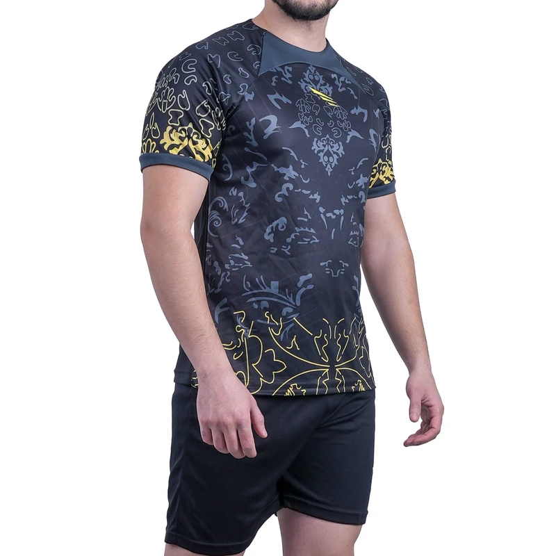 عکس شماره 4 : ست تی-شرت و شلوارک ورزشی مردانه تن زیب مدل 1111