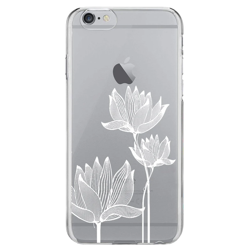 کاور مگافون طرح گل مدل C47-W مناسب برای گوشی موبایل اپل Iphone 6 Plus / 6S Plus