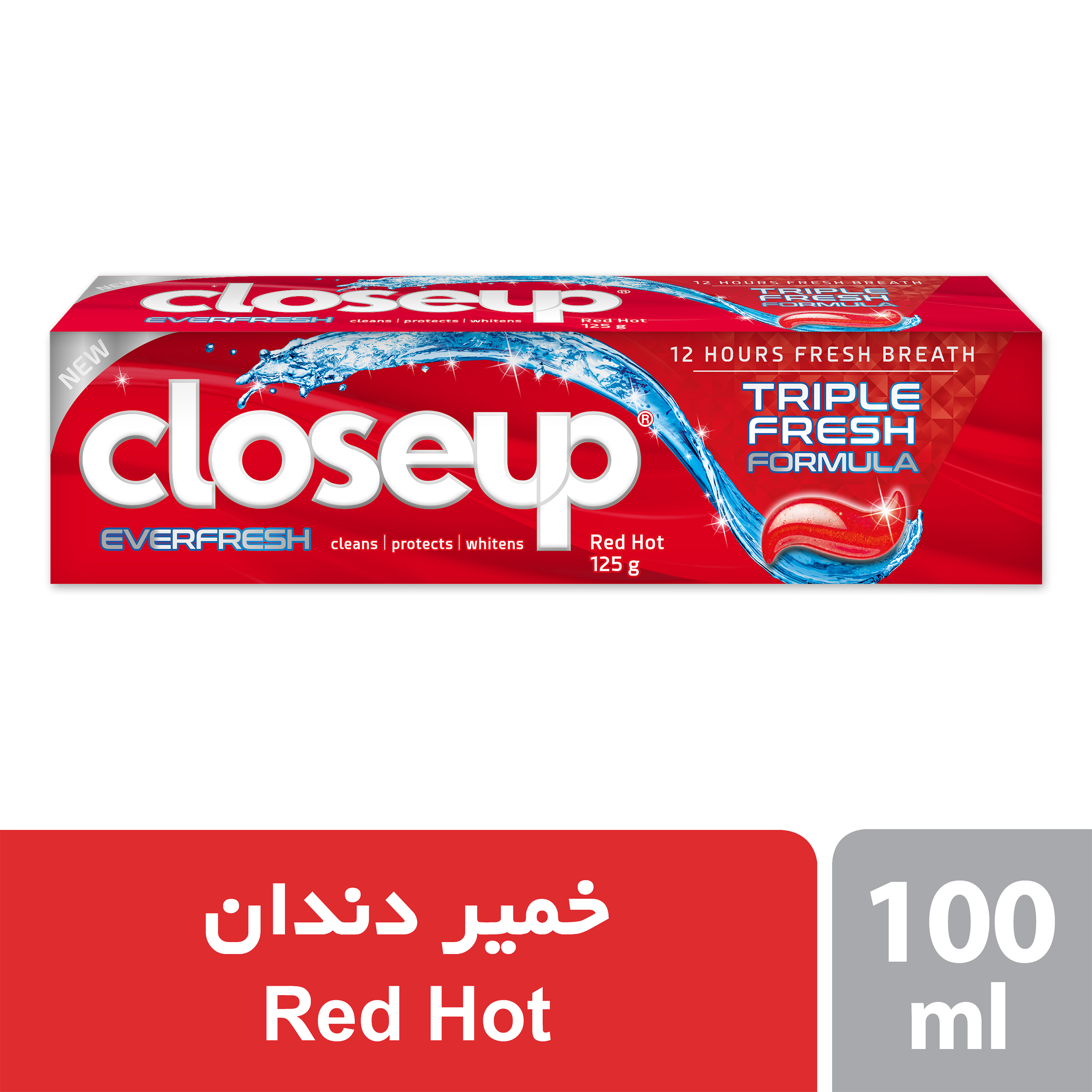 خمیر دندان کلوس آپ سری Ever Fresh مدل Red Hot وزن 125 گرم