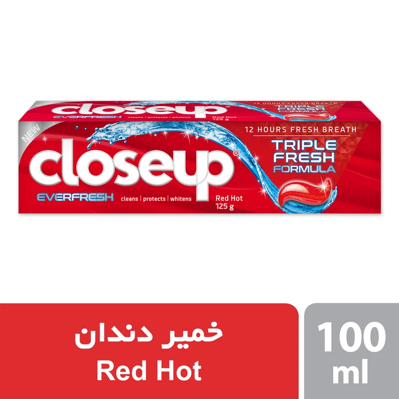 خمیر دندان کلوس آپ سری Ever Fresh مدل Red Hot وزن 125 گرم عکس شماره 1