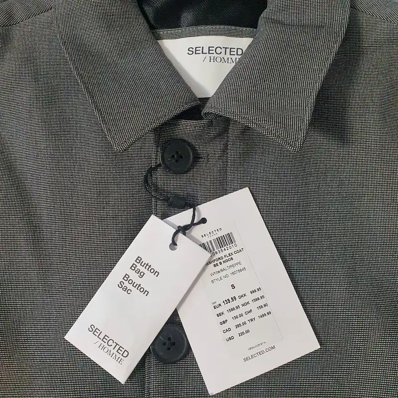 پالتو مردانه سلکتد مدل COAT 16078