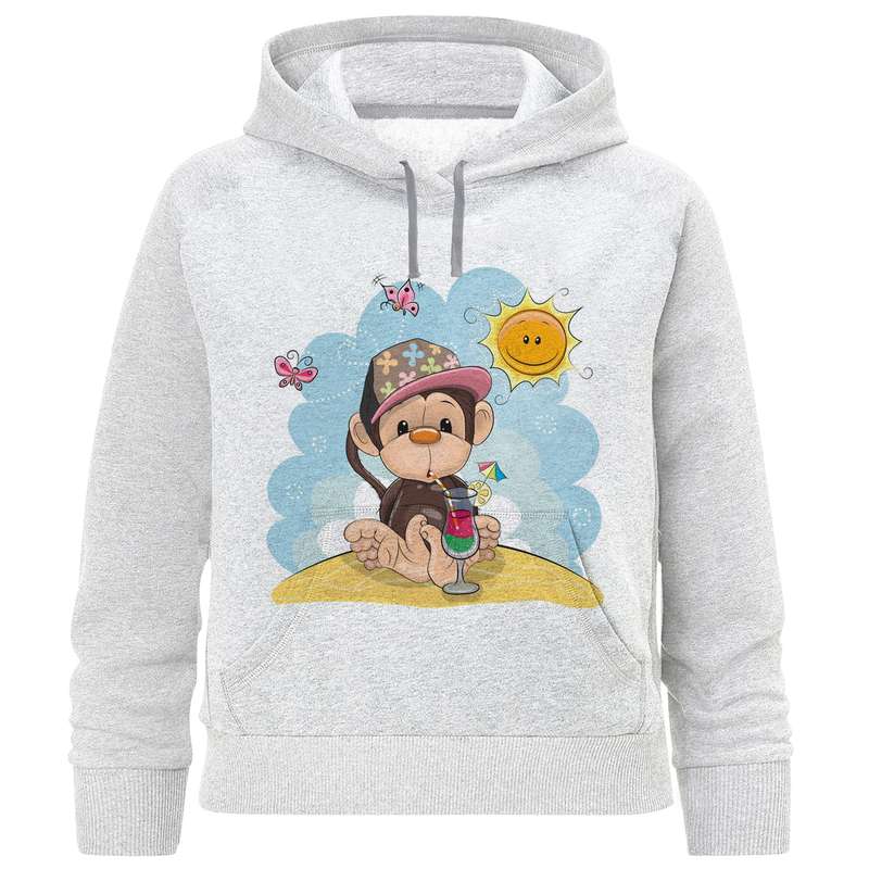 هودی پسرانه مدل میمون F828