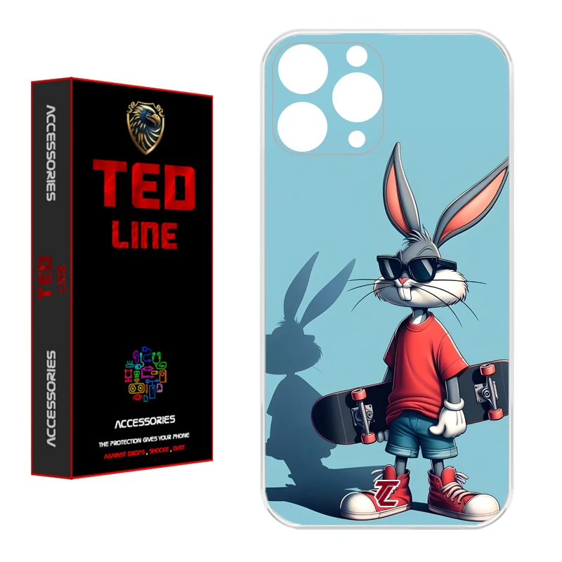 کاور تد لاین طرح خرگوش کد 1107 مناسب برای گوشی موبایل اپل Iphone 11 Pro 