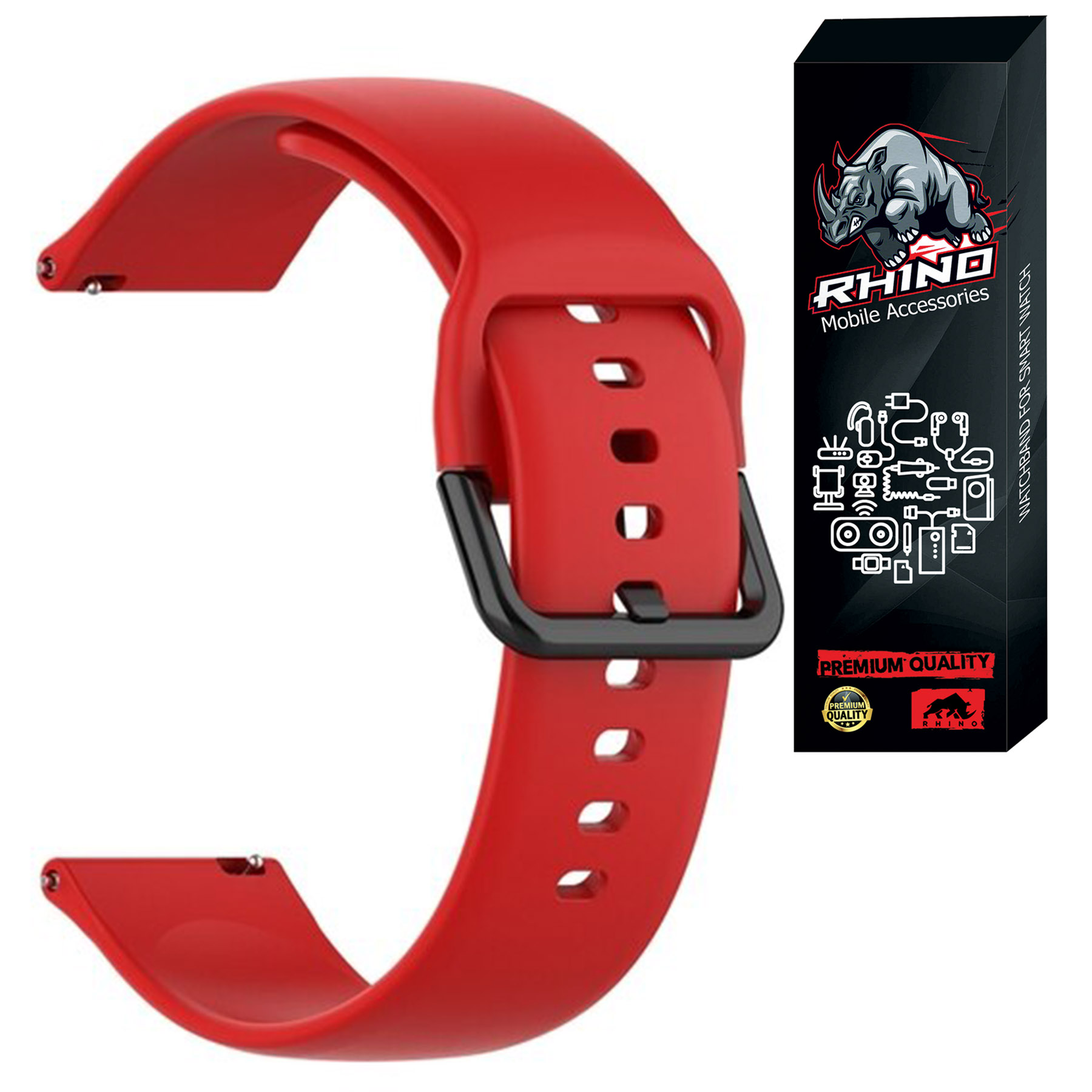 بند راینو مدل Silic-SQ مناسب برای ساعت هوشمند سامسونگ Galaxy Watch 5 40mm / 44mm
