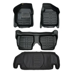  کفپوش پنج بعدی خودرو پانیذ مدل EVA مناسب برای پراید دوگانه سوز به همراه کفپوش صندوق