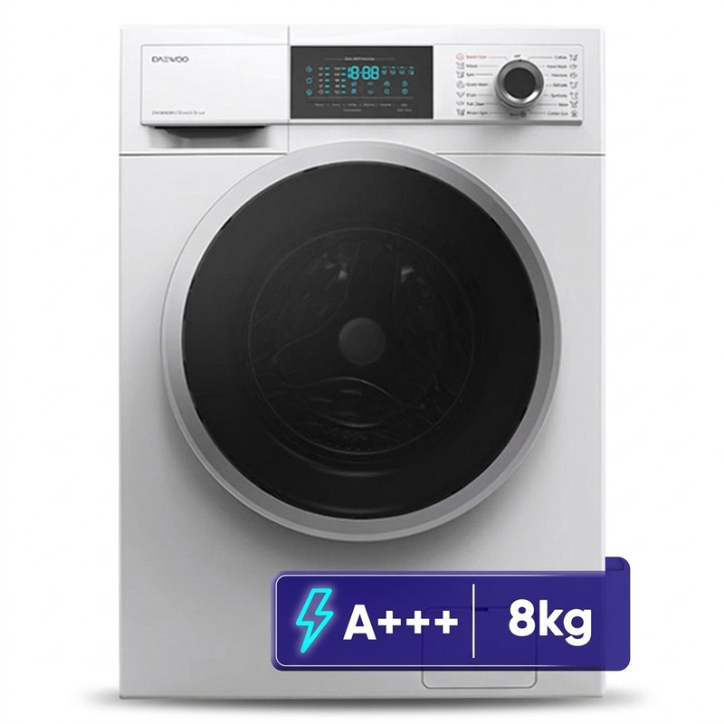 ماشین لباسشویی دوو مدل LM-840S ظرفیت 8 کیلوگرم