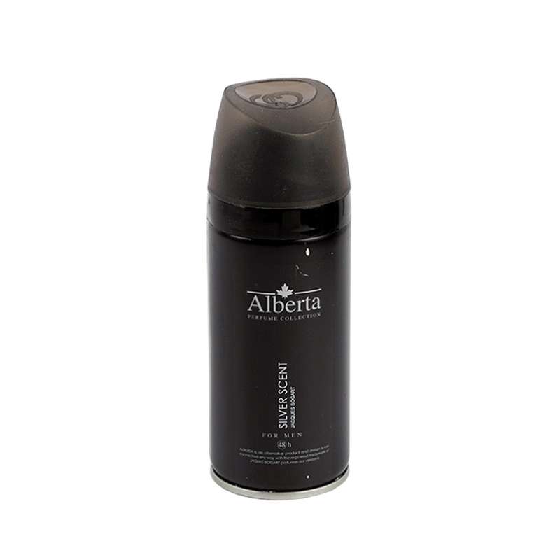 اسپری خوشبو کننده بدن مردانه آلبرتا مدل silver scent حجم 150 میلی لیتر اسپری خوشبو کننده بدن مردانه آلبرتا مدل silver scent حجم 150 میلی لیتر