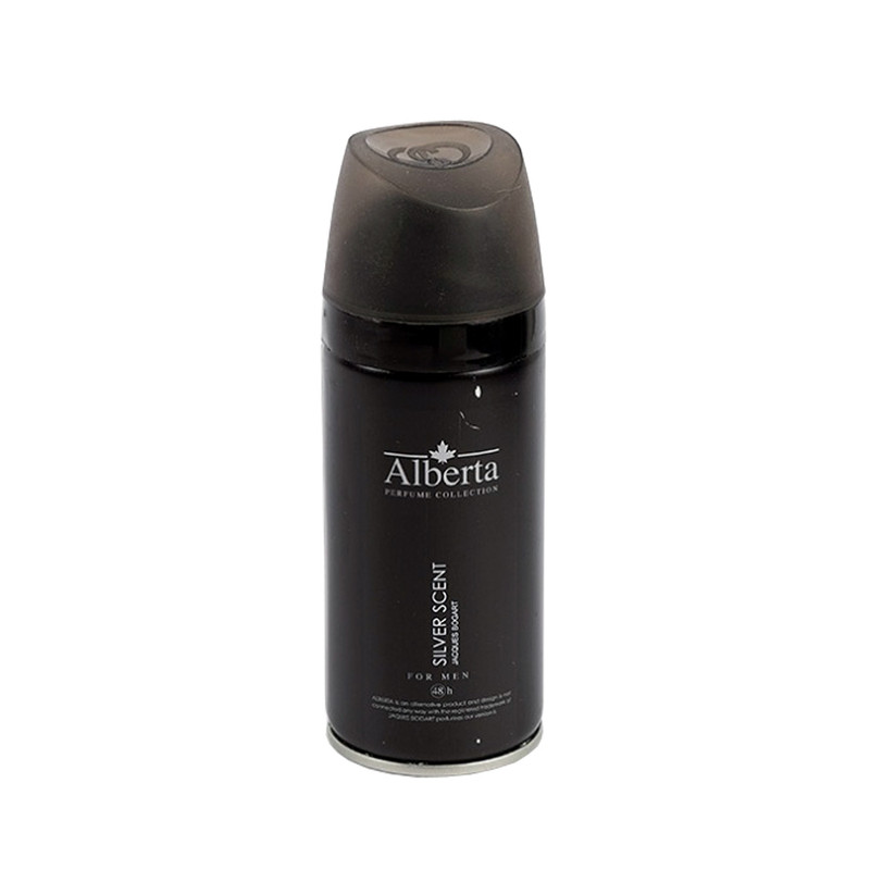 اسپری خوشبو کننده بدن مردانه آلبرتا مدل silver scent حجم 150 میلی لیتر اسپری خوشبو کننده بدن مردانه آلبرتا مدل silver scent حجم 150 میلی لیتر