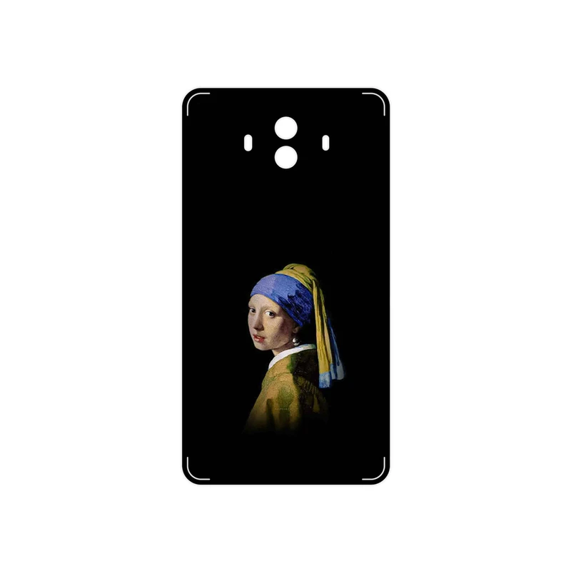 برچسب پوششی ماهوت مدل Girl with a Pearl Earring of Vermeer مناسب برای گوشی موبایل هوآوی Mate 10