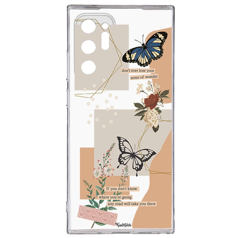 کاور طرح Butterfly مناسب برای گوشی موبایل سامسونگ  Galaxy Note 20 Ultra 