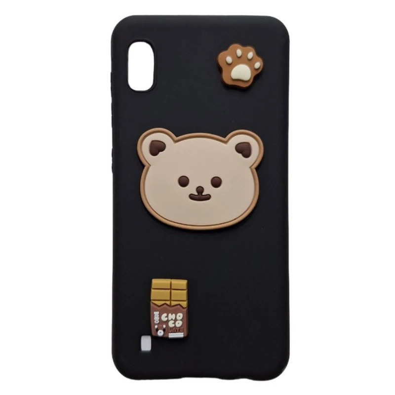 کاور طرح عروسک سیلیکونی مدل A10 مناسب برای گوشی موبایل سامسونگ Galaxy A10