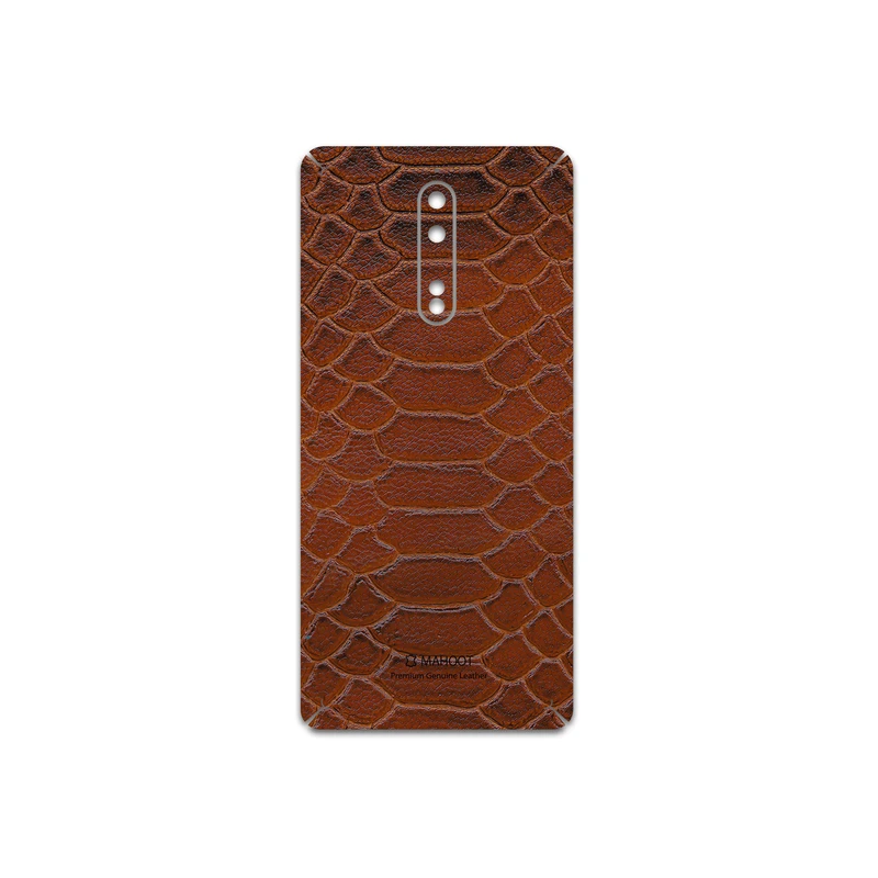 برچسب پوششی ماهوت مدل Brown-Snake-Leather مناسب برای گوشی موبایل نوکیا 8