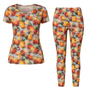 ست تی‌شرت آستین کوتاه و شلوار راحتی زنانه مدل آدخت کد 18