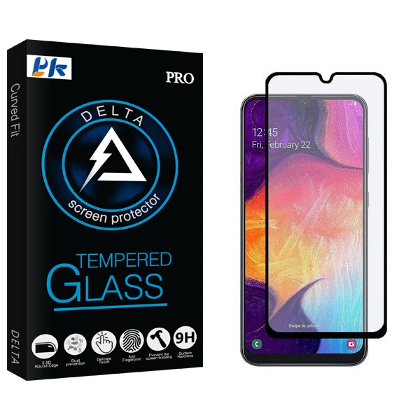 محافظ صفحه نمایش سرامیکی پی کی مدل Delta مناسب برای گوشی موبایل سامسونگ Galaxy A50