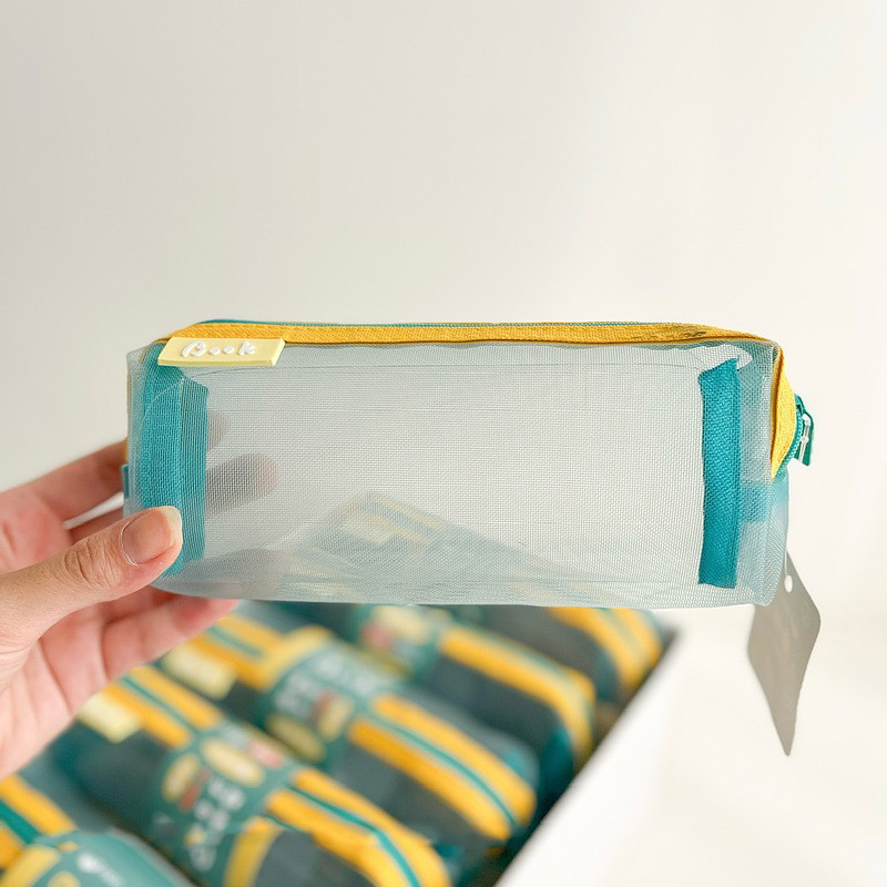 جامدادی بوک مدل توری شفاف طرح پینترستی