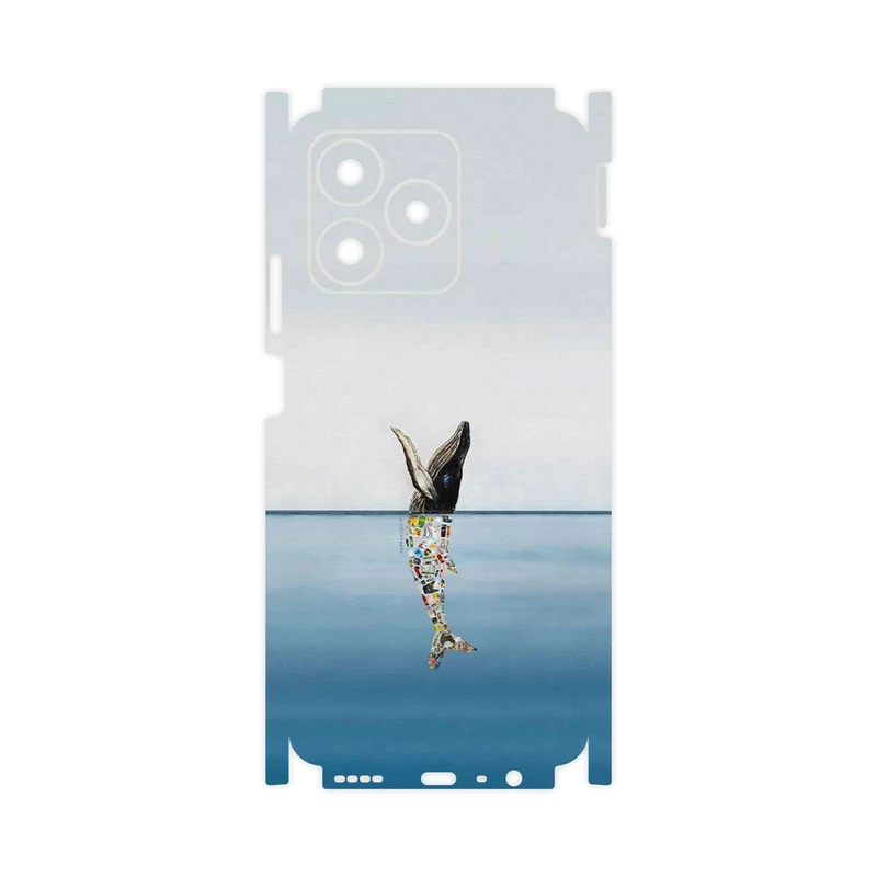 برچسب پوششی ماهوت مدل Collage of Sea Trash-FullSkin مناسب برای گوشی موبایل ریلمی C53