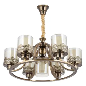 لوستر 7 شعله چشمه نور کد N2663-6+1