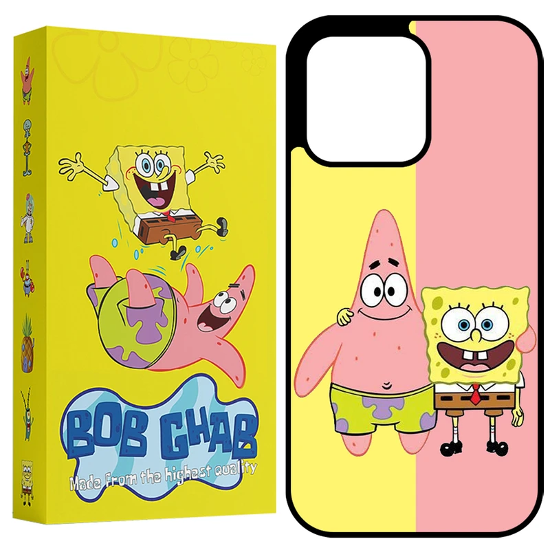 کاور باب قاب طرح باب اسفنجی مدل BCP15PM مناسب برای گوشی موبایل اپل iPhone 15 Pro Max