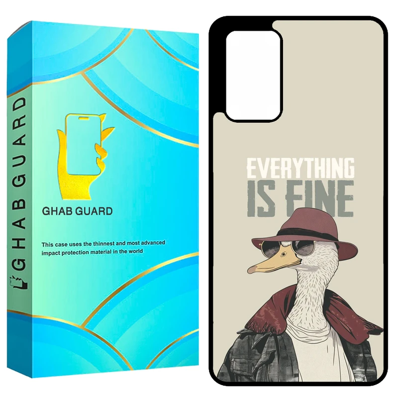 کاور قاب گارد طرح اردک مدل GCHPA72 مناسب برای گوشی موبایل سامسونگ Galaxy A72 4G