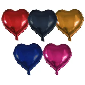 بادکنک فویلی مدل قلب بسته 5 عددی