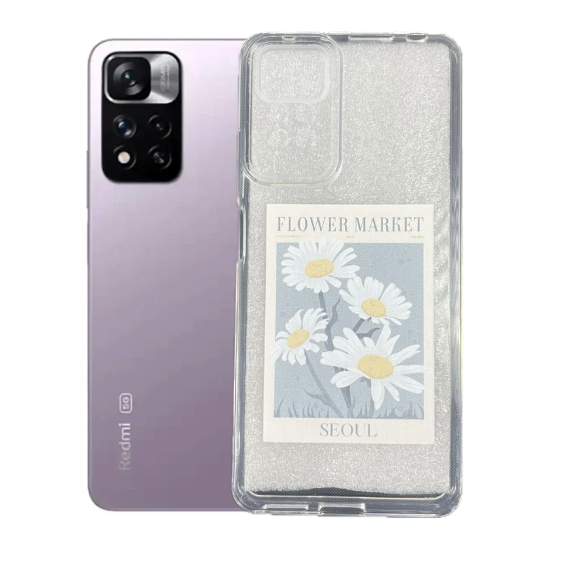 کاور طرح گل بابونه مناسب برای گوشی موبایل شیائومی Redmi Note 11 Pro 4g
