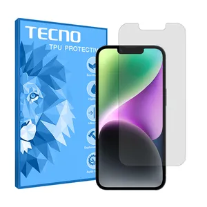 Tecno HyGEL model transparent screen protector suitable for Apple iPhone 14 mobile phone