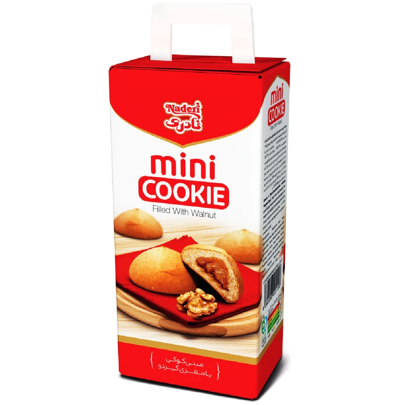 مینی کوکی گردویی نادری - 250 گرم
