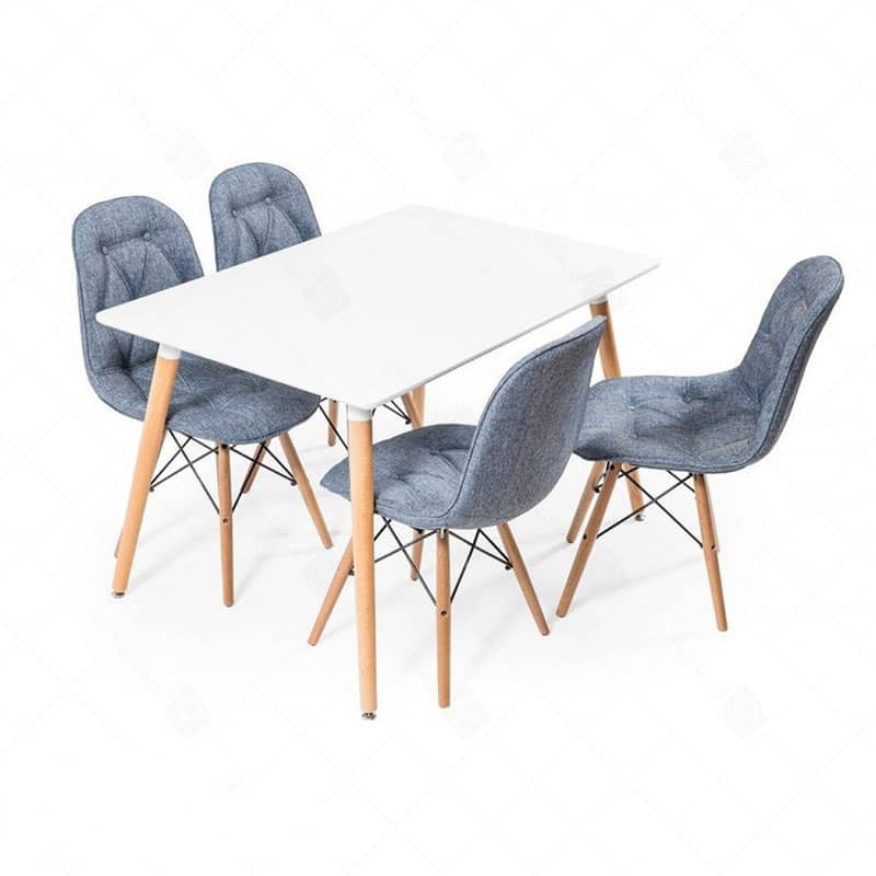 میز و صندلی ناهارخوری 4 نفره مدل p07