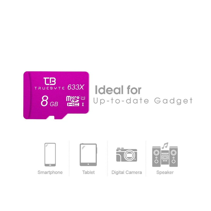  کارت حافظه microSDHC تروبایت مدل 633X کلاس 10 استاندارد UHS-I U1 سرعت 95MBps ظرفیت 8 گیگابایت به همراه آداپتور SD و کارت خوان عکس شماره 2