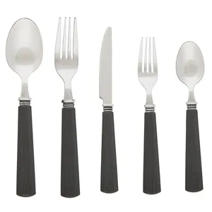 سرویس قاشق چنگال 30 پارچه سیلویا مدل 55-24 Wood